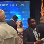 Me talking with Congressman Franks at the USGLC 2017